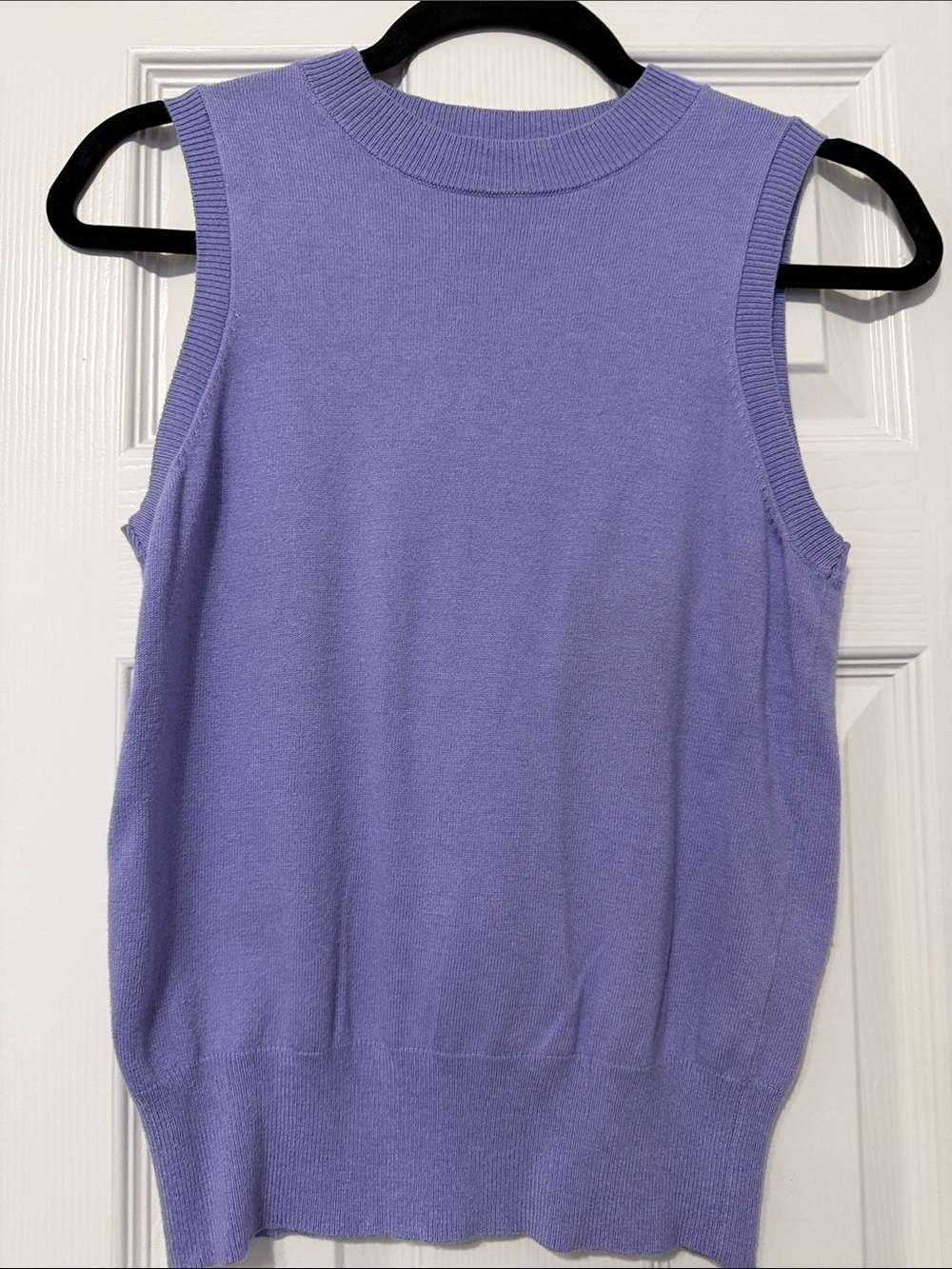 Ann Taylor Lilac Sleeveless Knit Tank